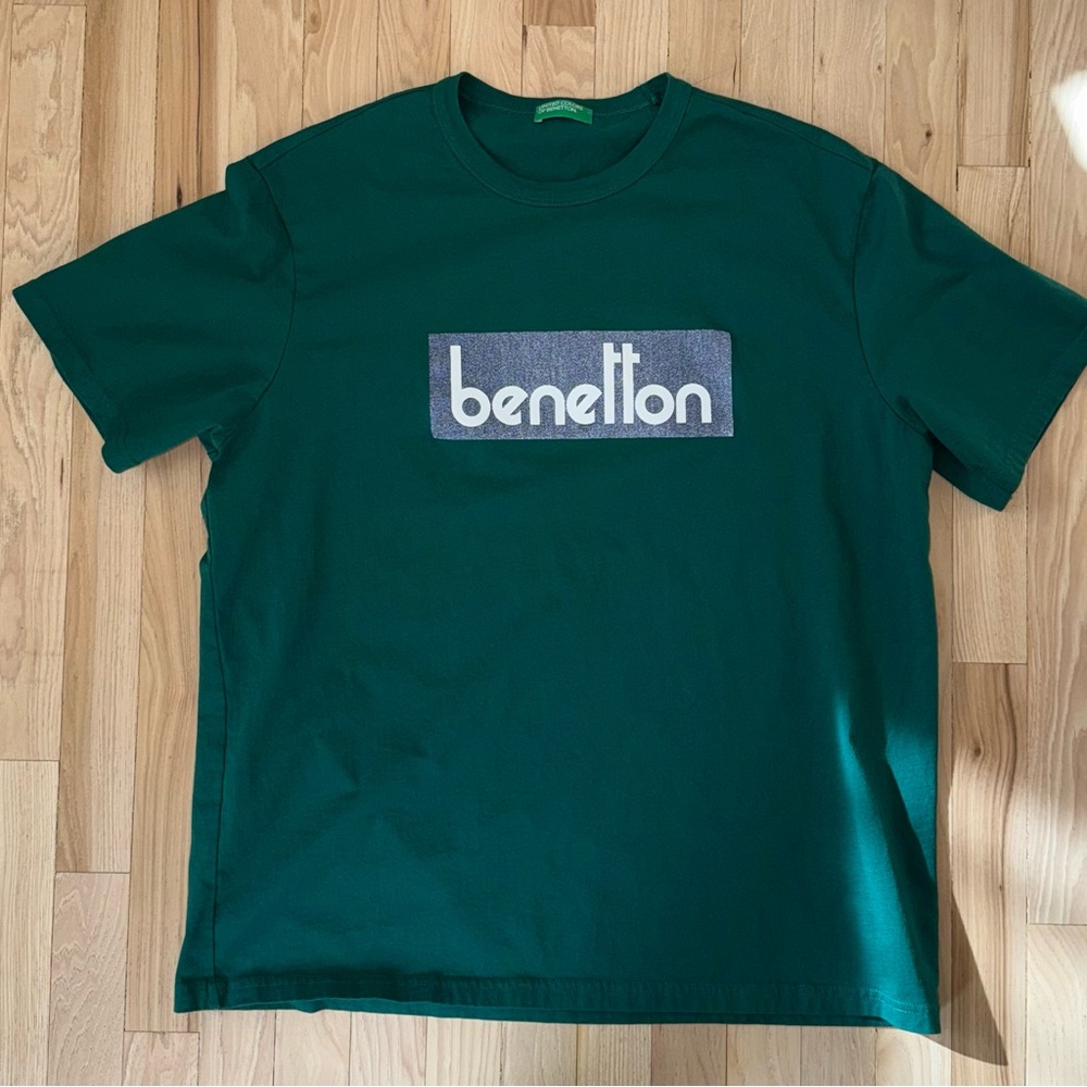 United Colors Of Benetton Green Short Sleeve Tee